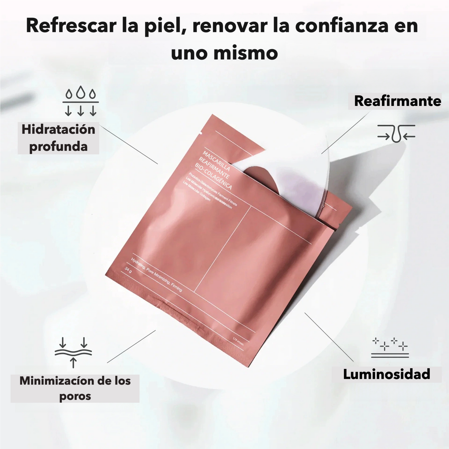 Mascarilla facial de Biocolágeno Élanéa